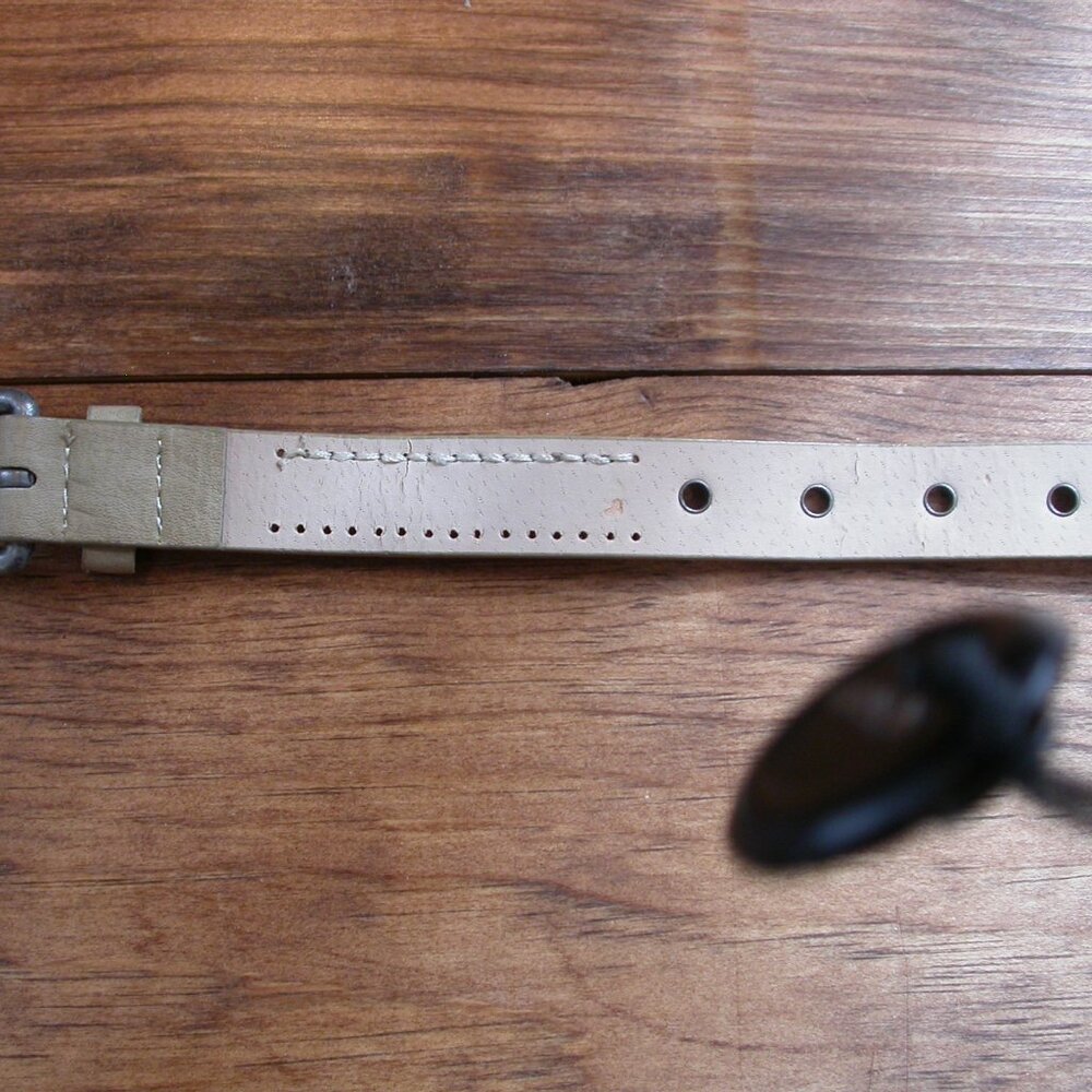 Tan Rivetted Belt - Picture 3 of 5